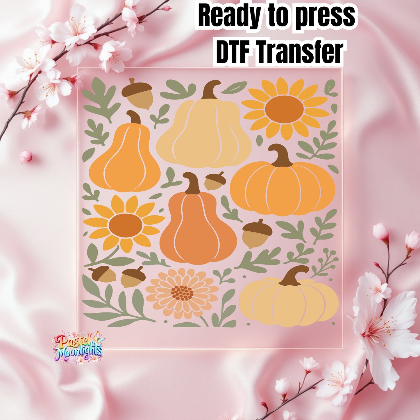 Boho Christian Fall Design 10 DTF Print Ready to Press