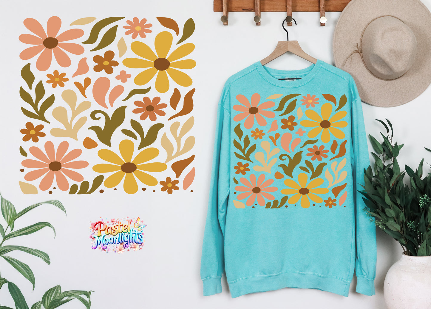 Boho Christian Fall Design 16 DTF Print Ready to Press