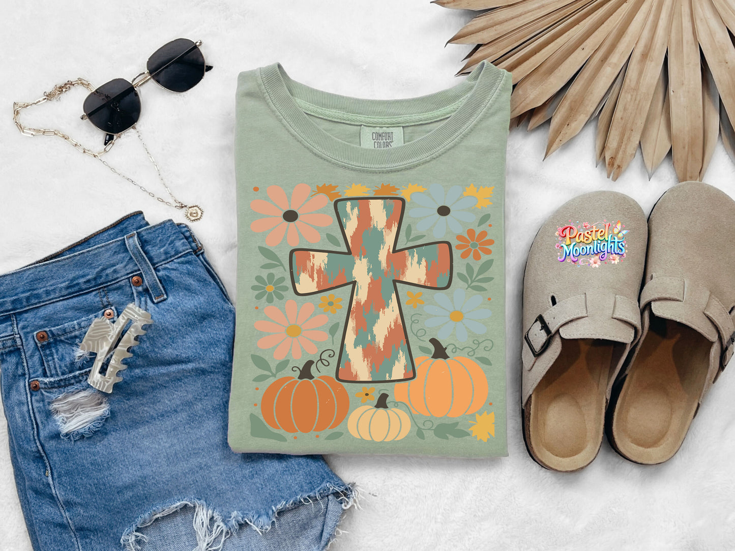 Boho Christian Fall Design 17 DTF Print Ready to Press
