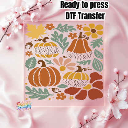 Boho Christian Fall Design 19 DTF Print Ready to Press