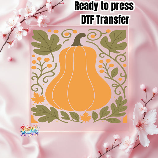 Boho Christian Fall Design 1 DTF Print Ready to Press