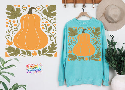 Boho Christian Fall Design 1 DTF Print Ready to Press