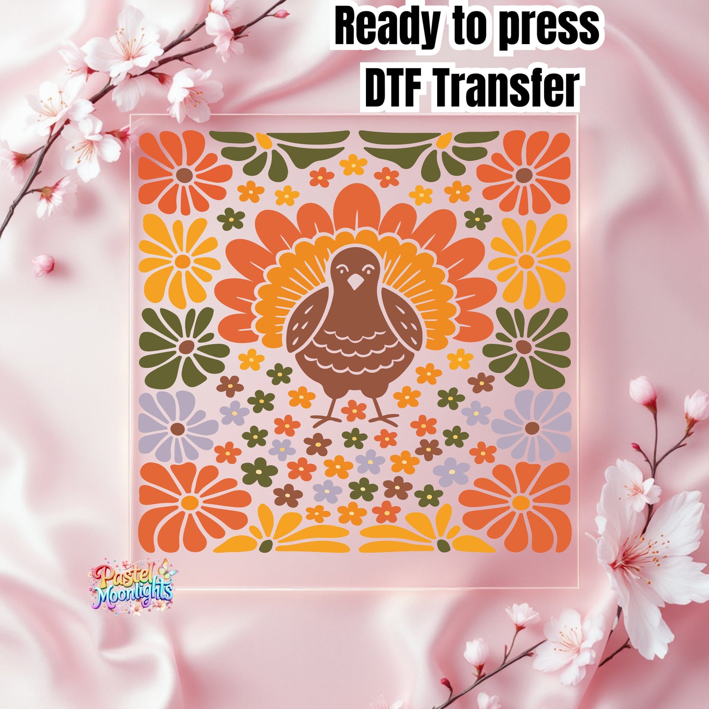 Boho Christian Fall Design 23 DTF Print Ready to Press