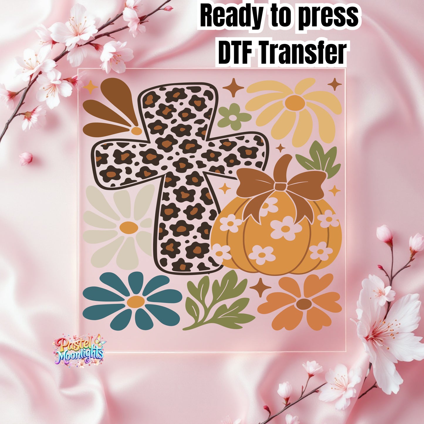 Boho Christian Fall Design 25 DTF Print Ready to Press