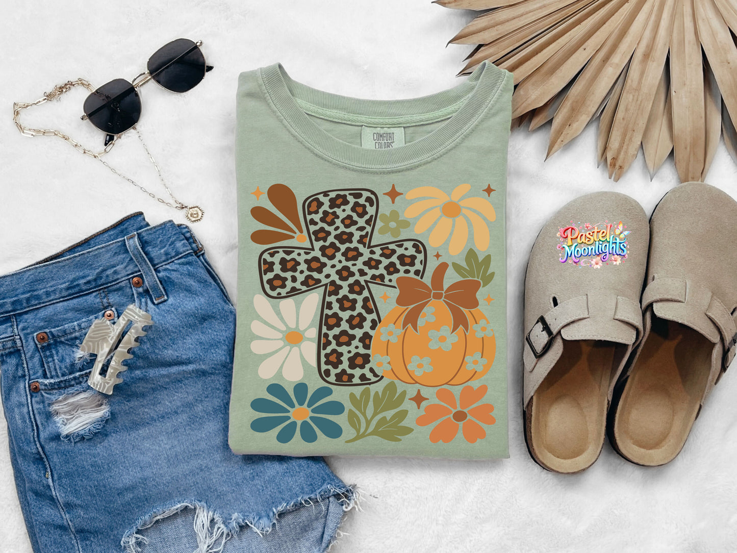 Boho Christian Fall Design 25 DTF Print Ready to Press