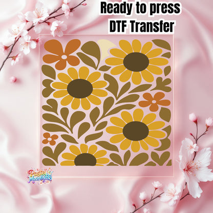 Boho Christian Fall Design 2 DTF Print Ready to Press