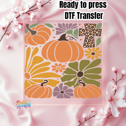 Boho Christian Fall Design 30 DTF Print Ready to Press