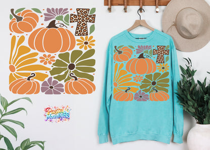 Boho Christian Fall Design 30 DTF Print Ready to Press