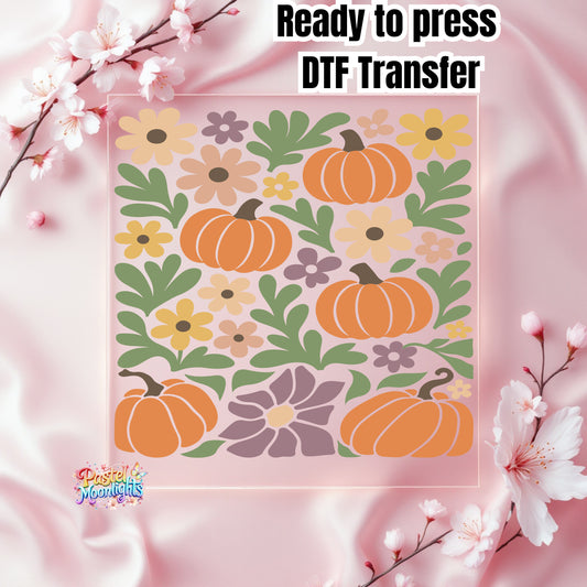 Boho Christian Fall Design 3 DTF Print Ready to Press