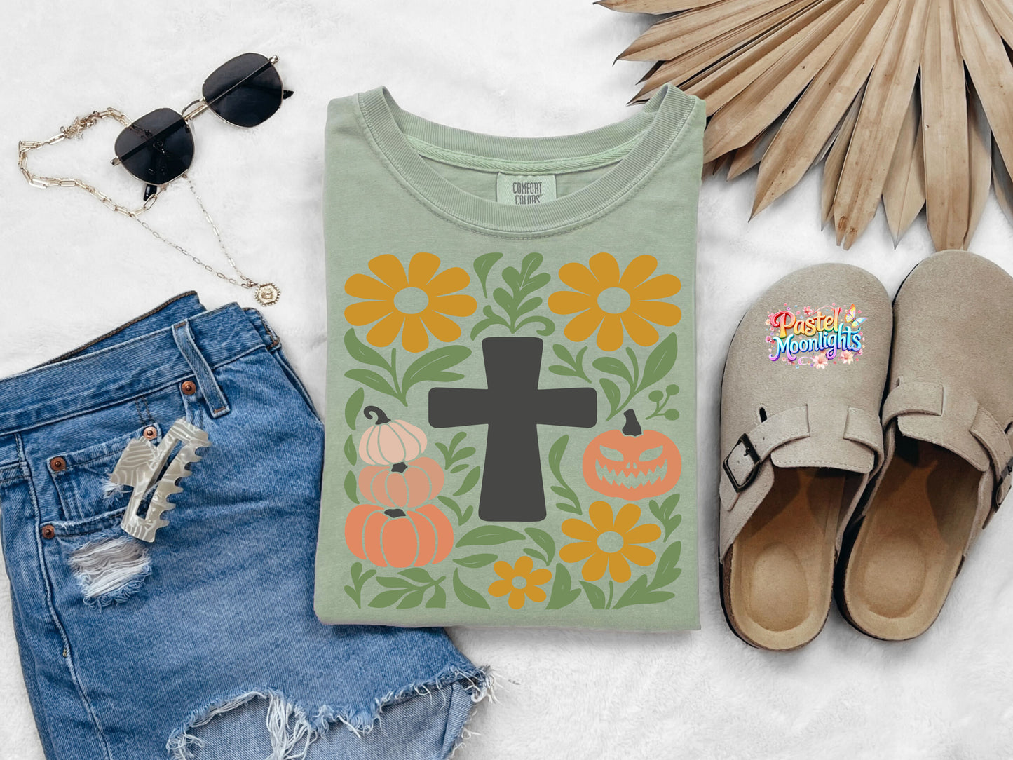 Boho Christian Fall Design 6 DTF Print Ready to Press