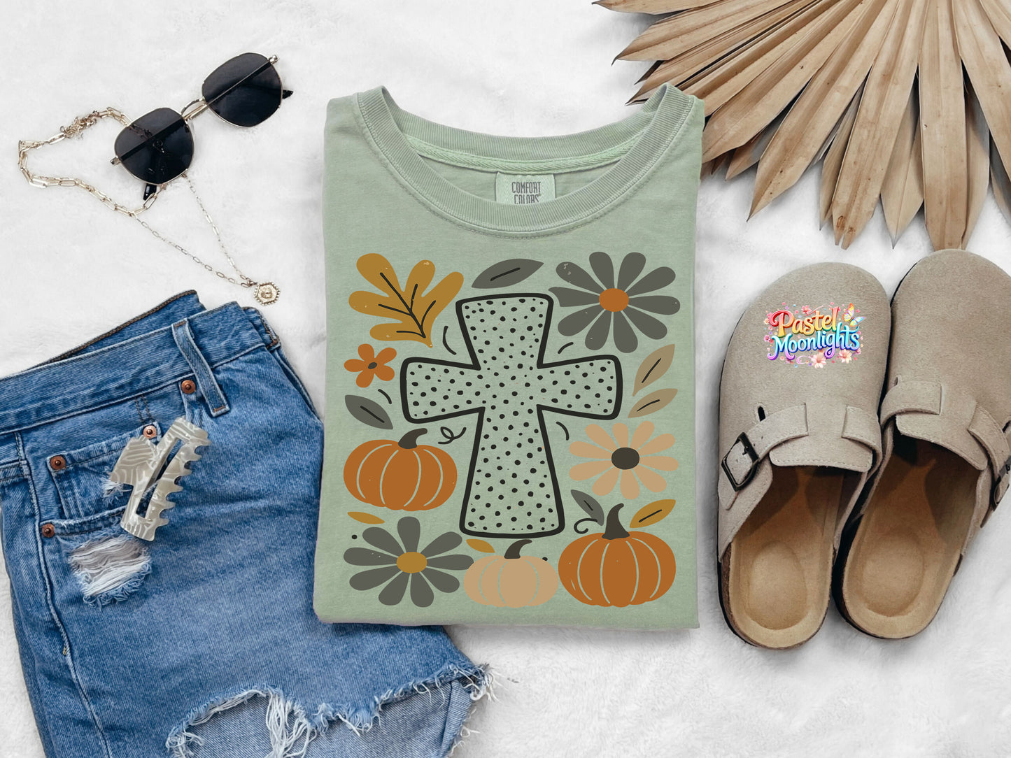 Boho Christian Fall Design 8 DTF Print Ready to Press
