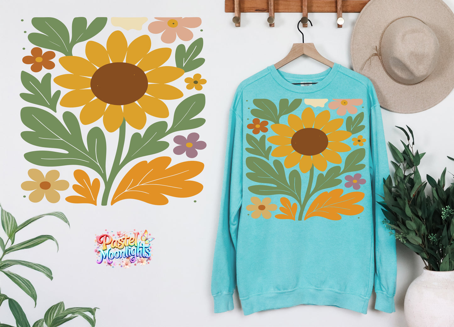 Boho Christian Fall Design 31 DTF Print Ready to Press