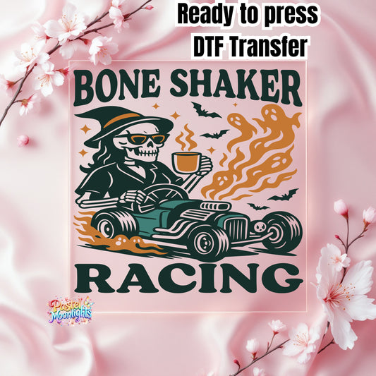 Bone Shaker Racing DTF Print Ready to Press