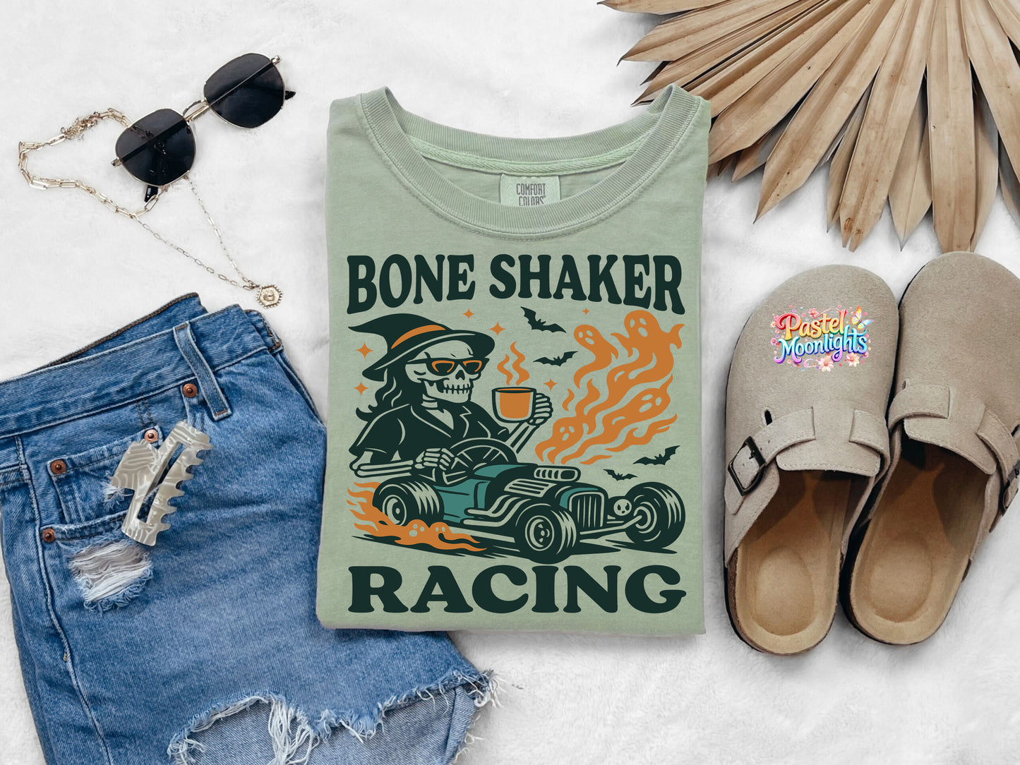 Bone Shaker Racing DTF Print Ready to Press