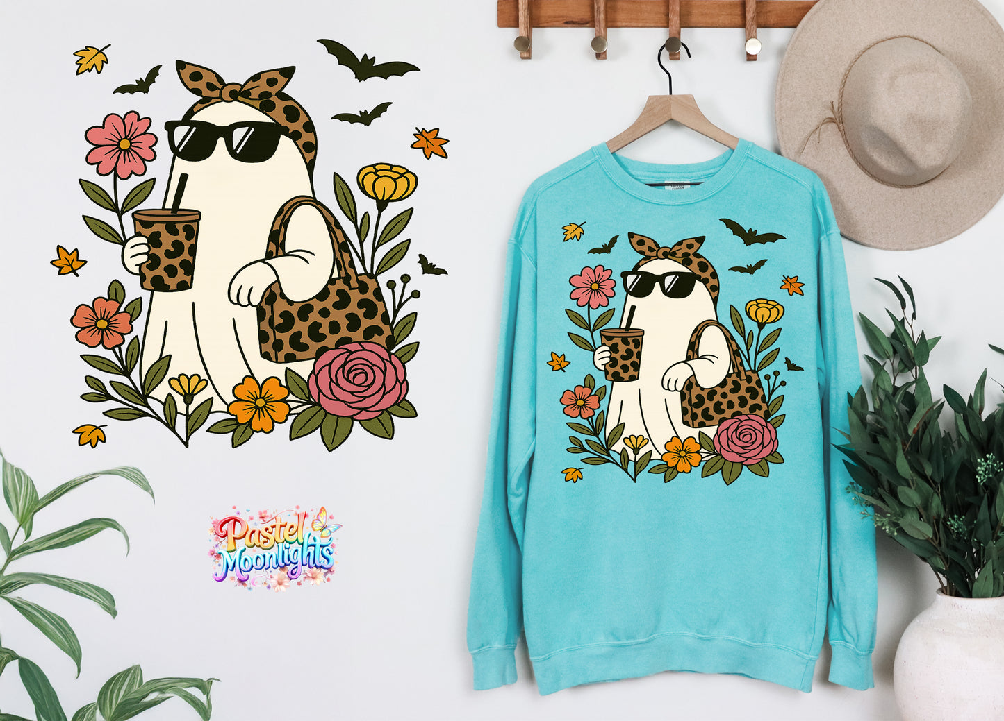 Boo-Jee Ghost DTF Print Ready to Press