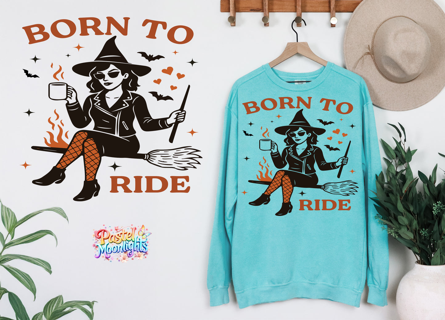 Born to Ride DTF Print Ready to Press