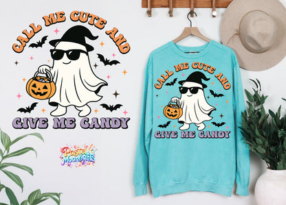 Call Me Cute and Give Me Candy DTF Print Ready to Press