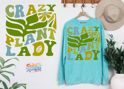 Crazy Plant Lady DTF Print Ready to Press