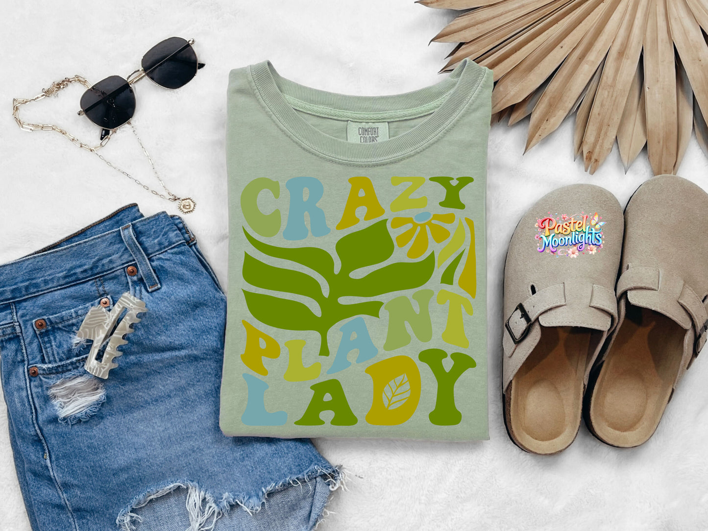 Crazy Plant Lady DTF Print Ready to Press