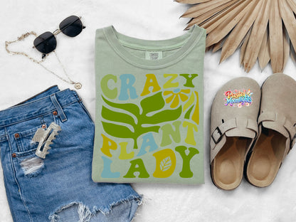 Crazy Plant Lady DTF Print Ready to Press