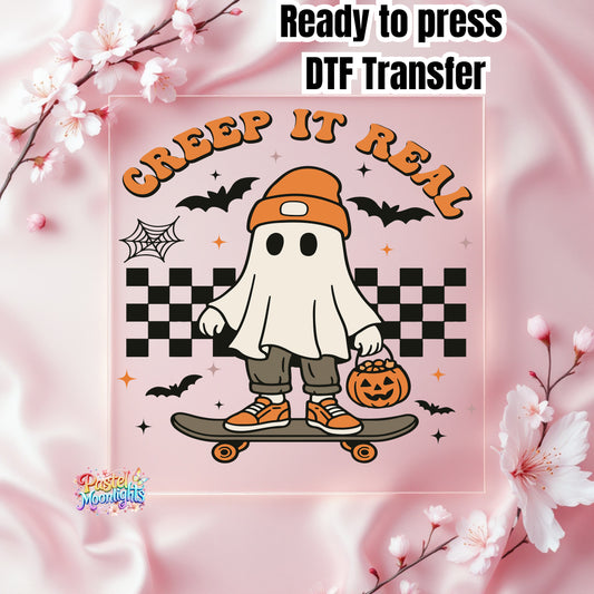 Creep it Real 1 DTF Print Ready to Press