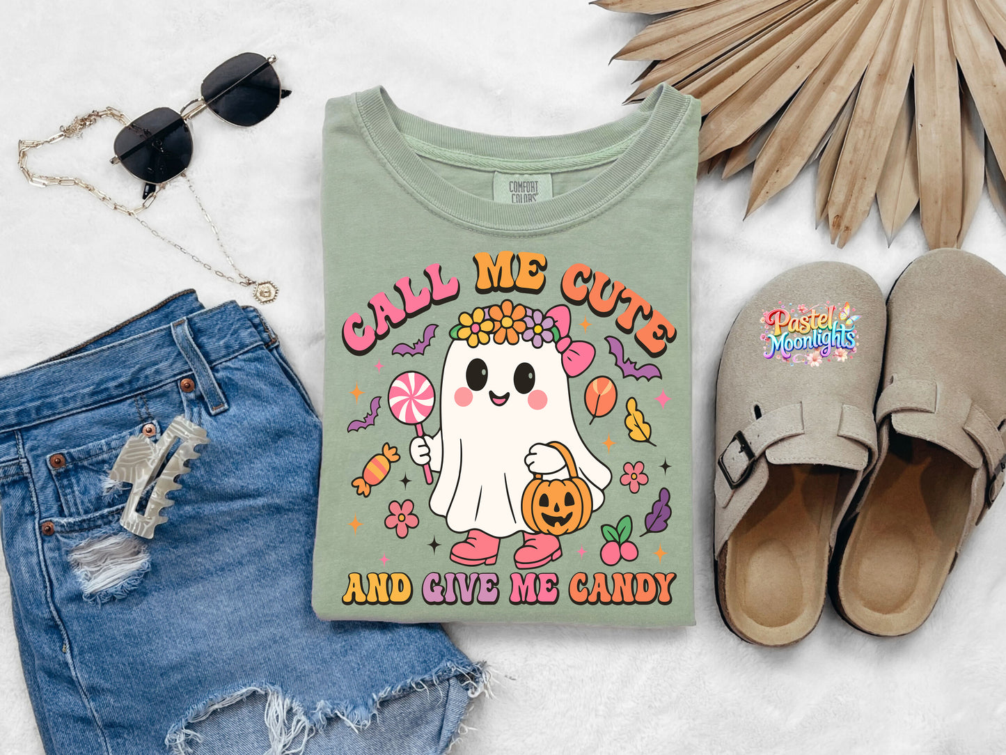 CALL ME CUTE AND GIVE ME CANDY 1 DTF Print Ready to Press