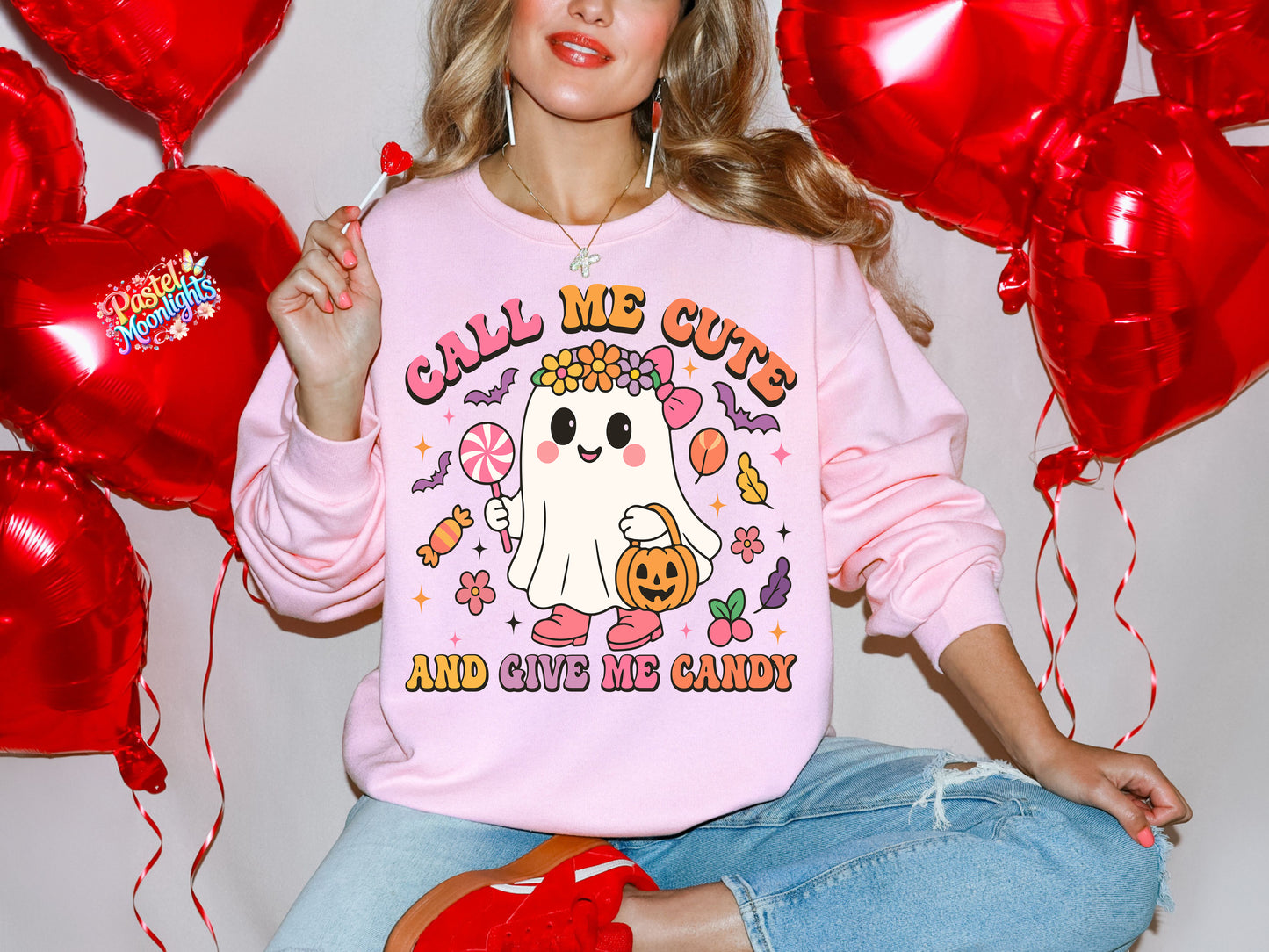 CALL ME CUTE AND GIVE ME CANDY 1 DTF Print Ready to Press