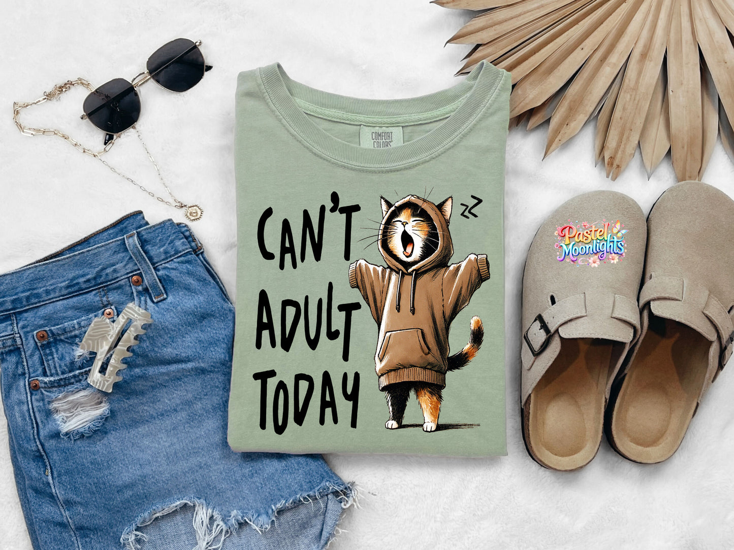 Can't adult today DTF Print Ready to Press
