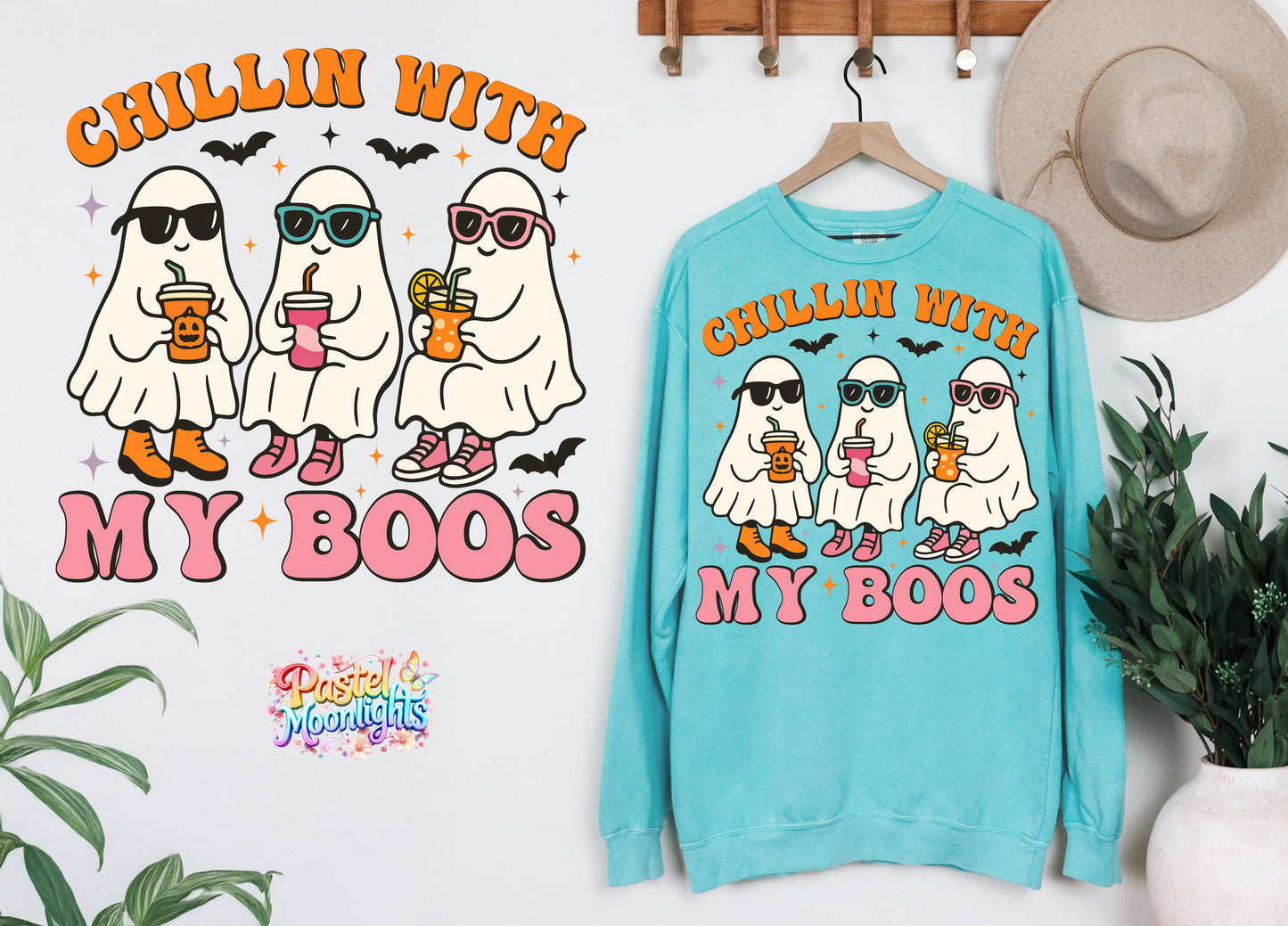 Chillin  with My Boos DTF Print Ready to Press