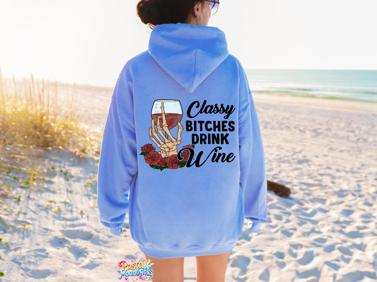 Classy Retro Drink Wine Sublimation DTF Print Ready to Press