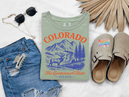 Colorado  The Centennial State DTF Print Ready to Press