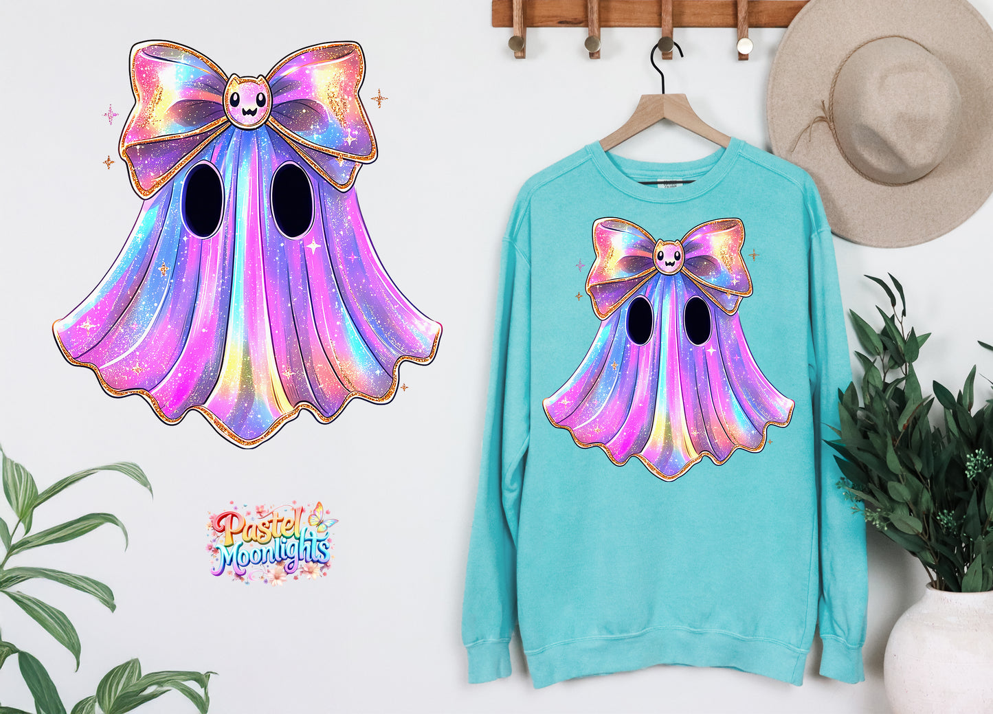 Colorful Halloween Design 16 DTF Print Ready to Press