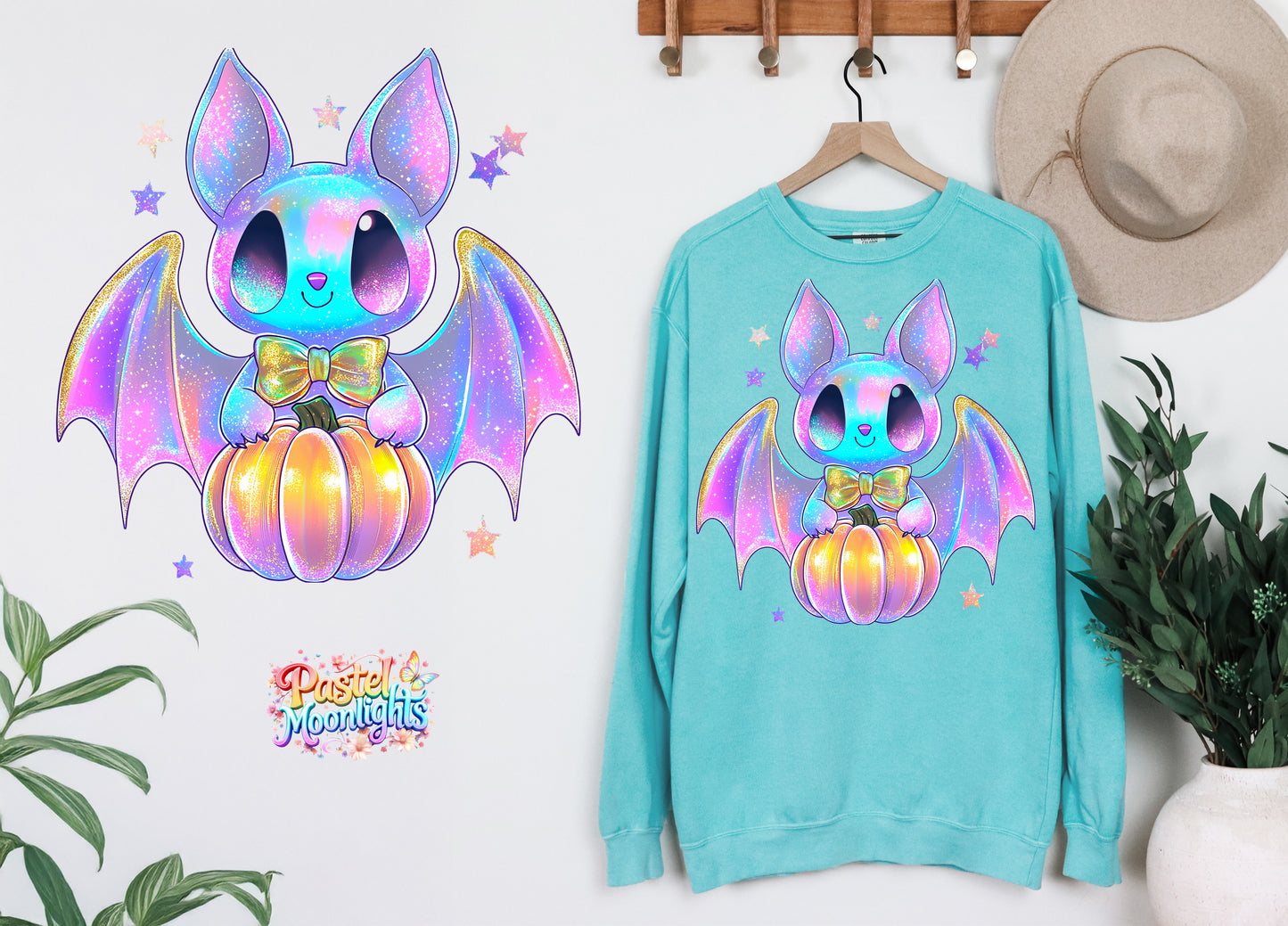 Colorful Halloween Design 23 DTF Print Ready to Press