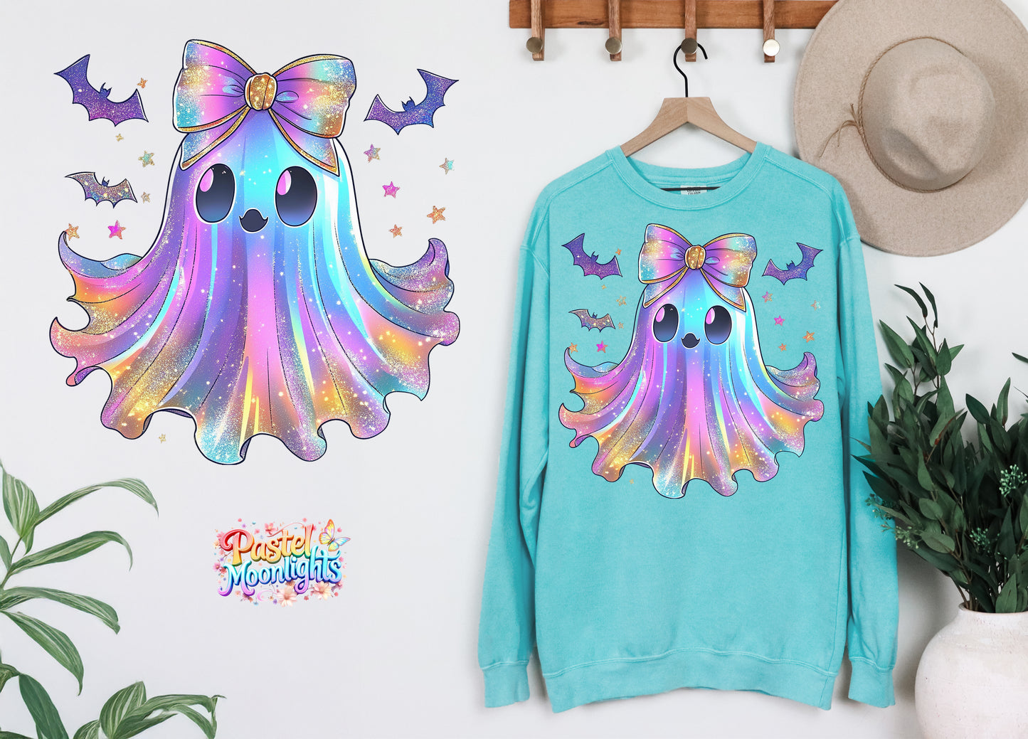 Colorful Halloween Design 25 DTF Print Ready to Press