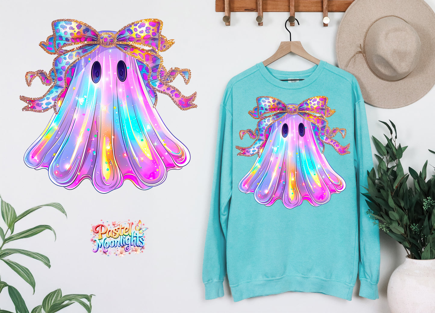 Colorful Halloween Design 26 DTF Print Ready to Press