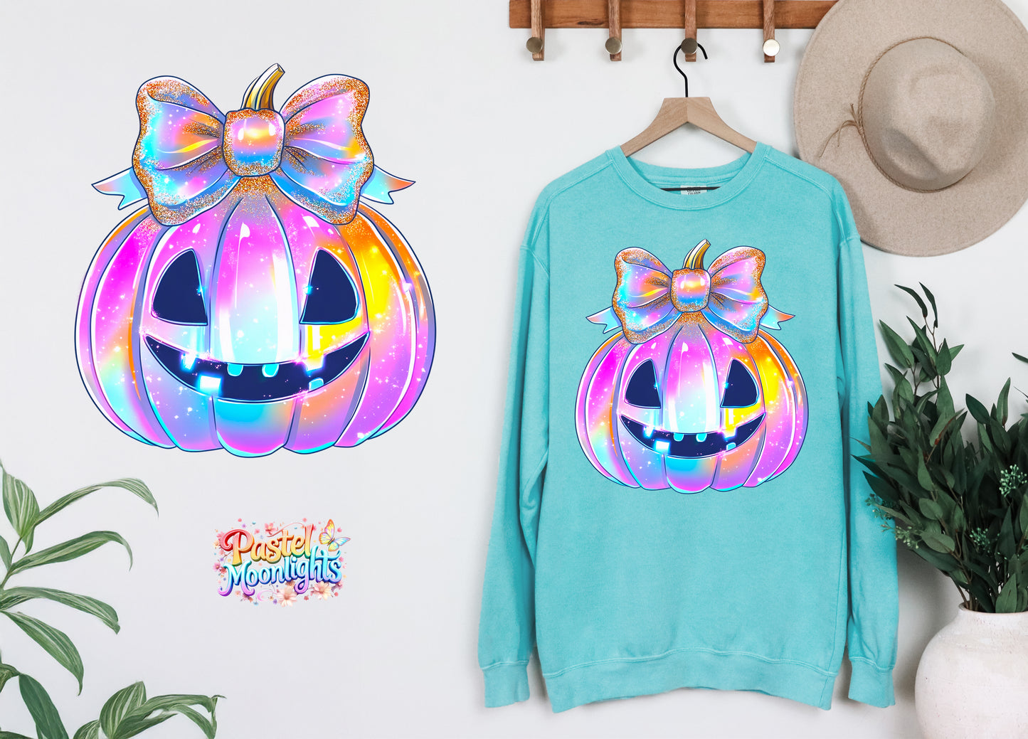 Colorful Halloween Design 37 DTF Print Ready to Press