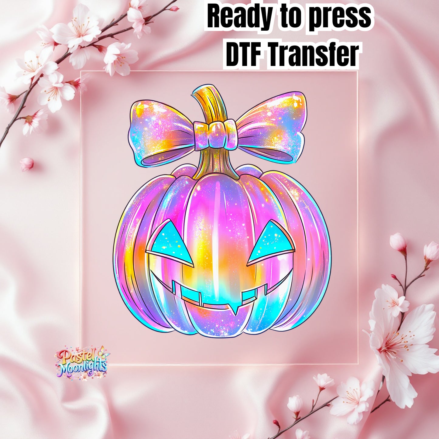 Colorful Halloween Design 3 DTF Print Ready to Press