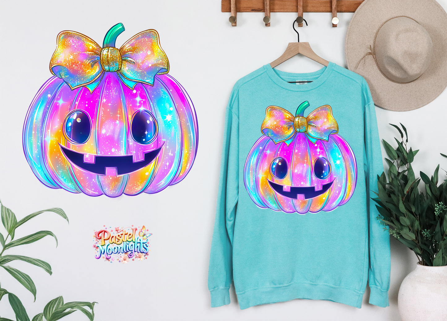 Colorful Halloween Design 40 DTF Print Ready to Press