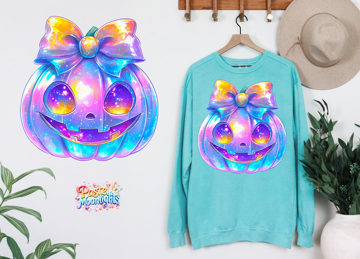 Colorful Halloween Design 42 DTF Print Ready to Press