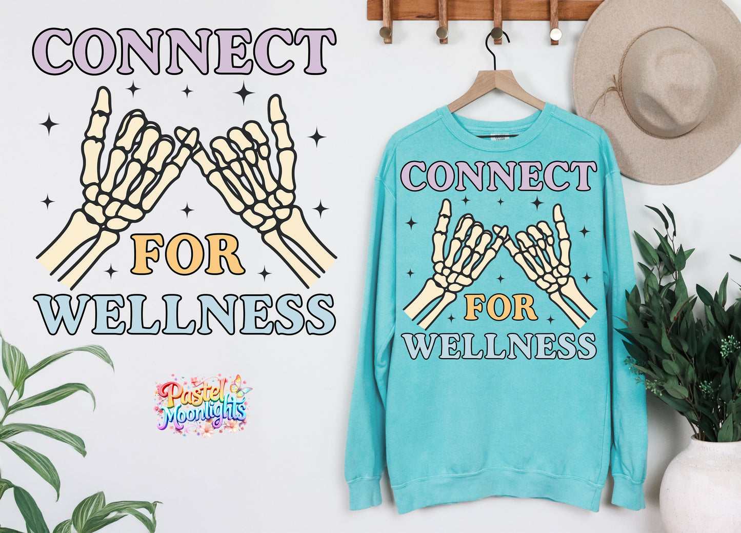 Connect for Wellness DTF Print Ready to Press