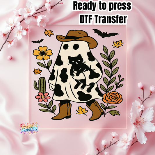 Cowboy Skeletons Dance DTF Print Ready to Press