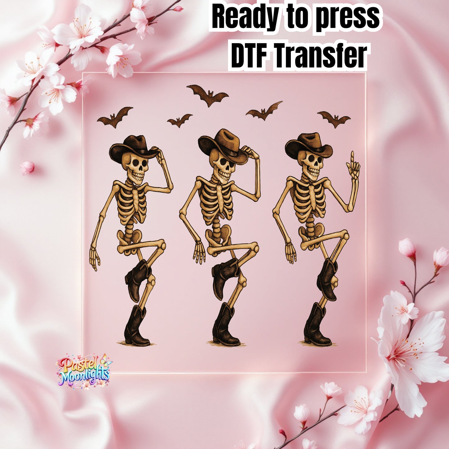 Skeletons Dance DTF Print Ready to Press
