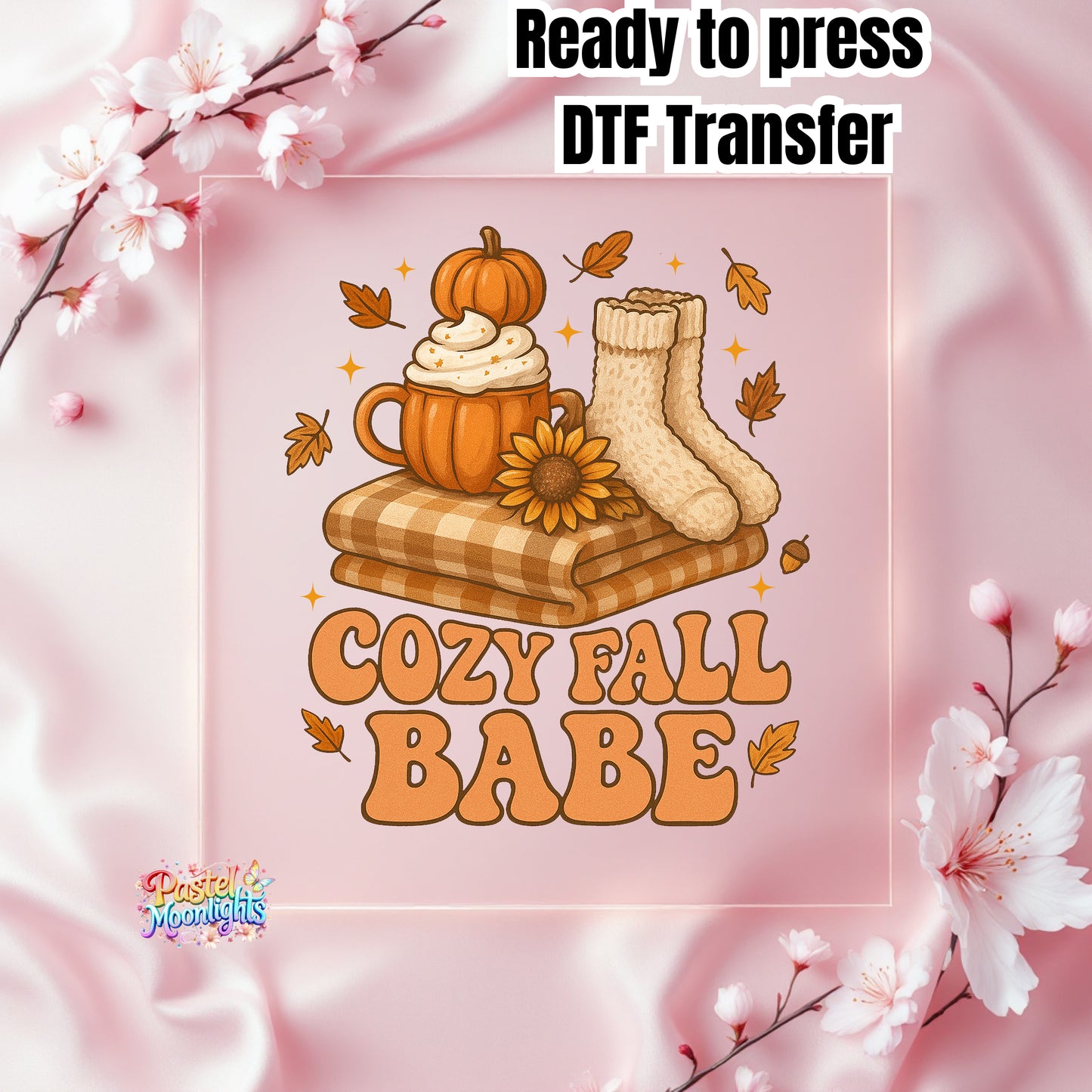 Cozy Fall Babe DTF Print Ready to Press