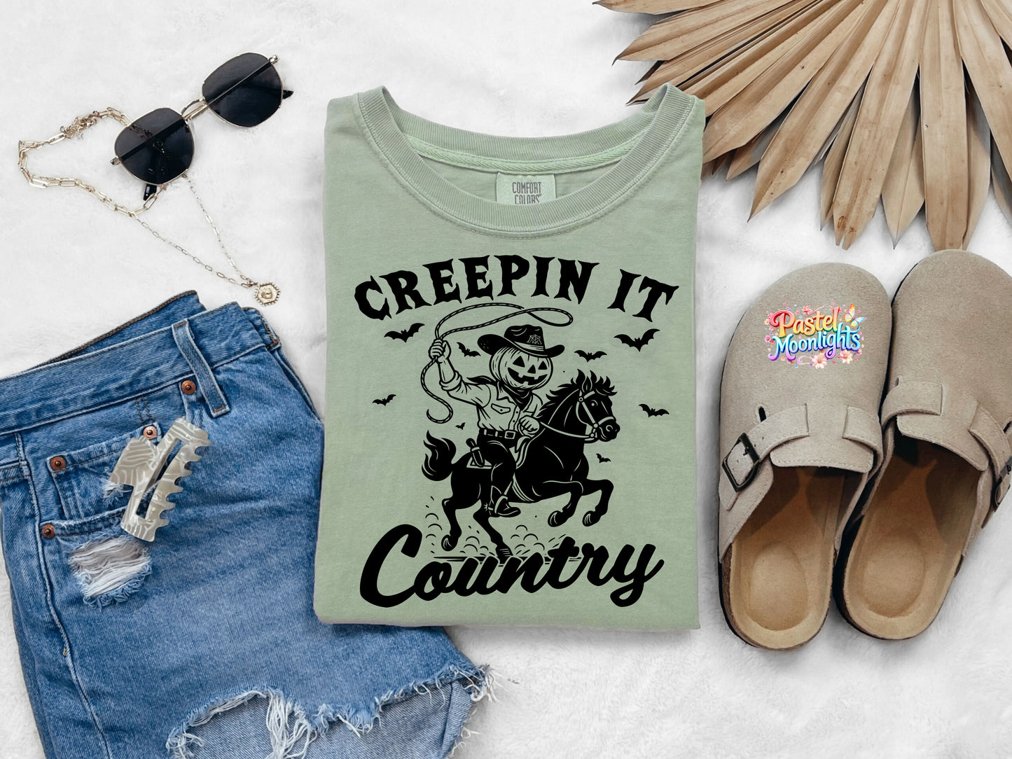 Creepin it country DTF Print Ready to Press