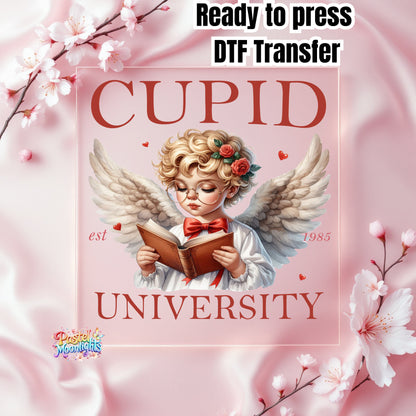 Cupid University DTF Print Ready to Press