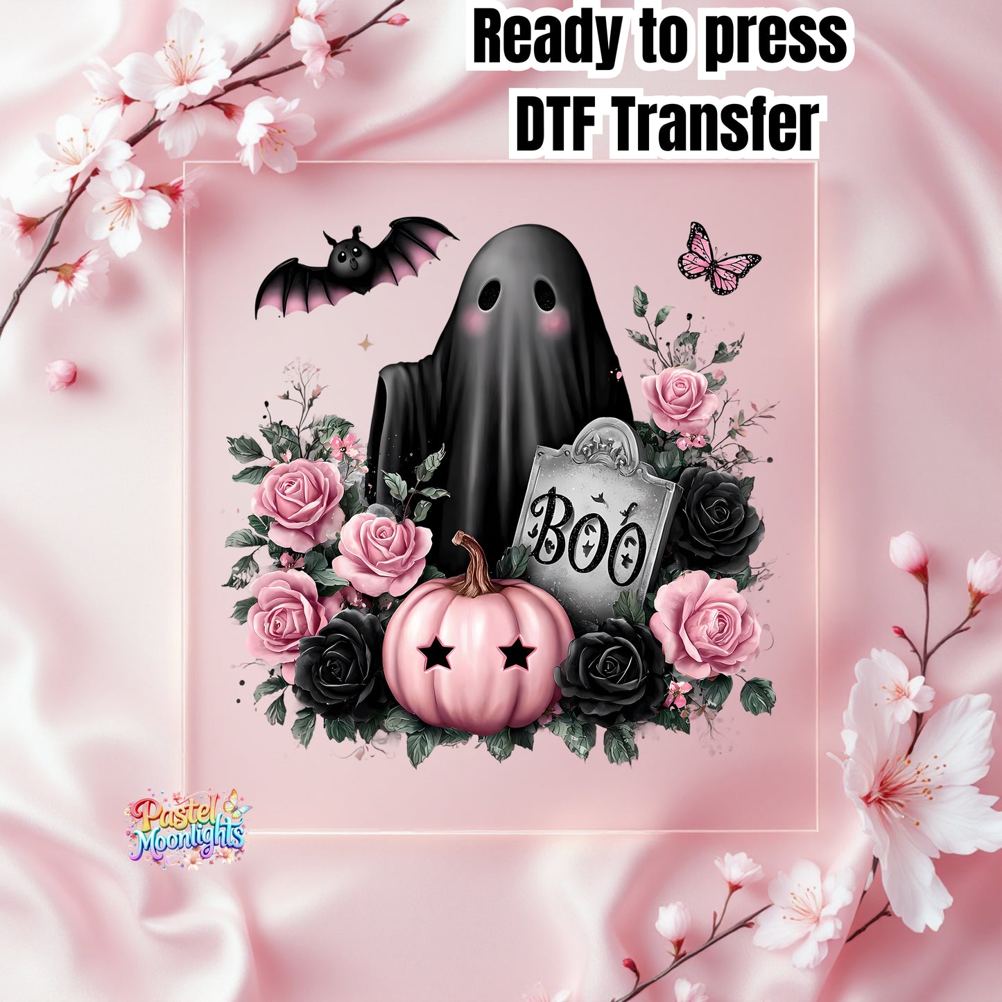 Cute Halloween Design 10 DTF Print Ready to Press