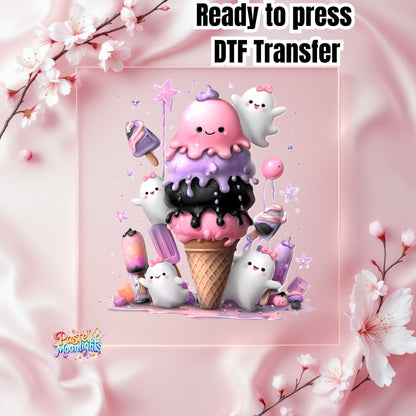Cute Halloween Design 11 DTF Print Ready to Press