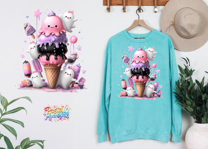 Cute Halloween Design 11 DTF Print Ready to Press