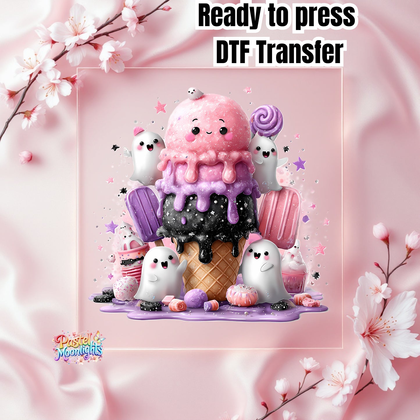 Cute Halloween Design 12 DTF Print Ready to Press