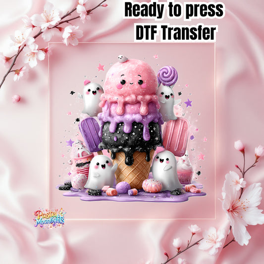 Cute Halloween Design 12 DTF Print Ready to Press